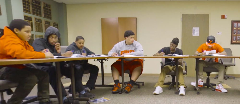 Youth Studying